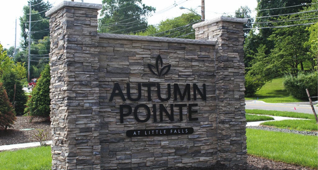 Autumn Point Monument Sign