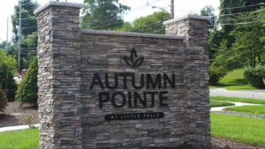 Autumn Point Monument Sign
