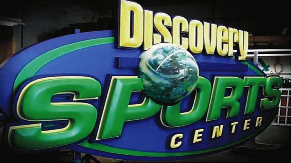 Discovery Dimensional Building Sign