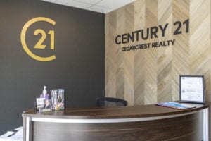 Century 21 Little Falls CNC Cut Letters