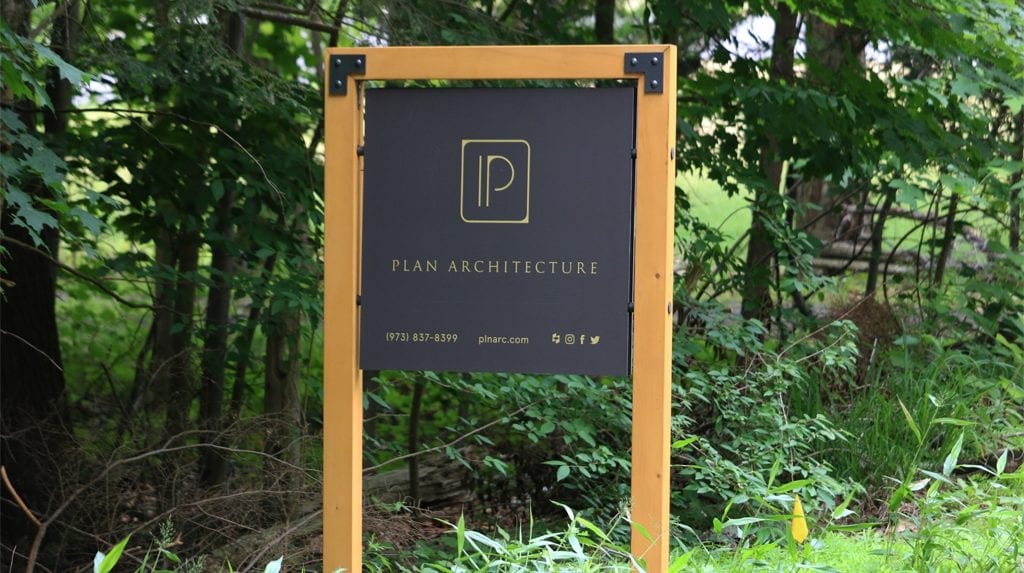 Plan Architect Post & Panel Sign