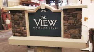 The View Monumnet Sign